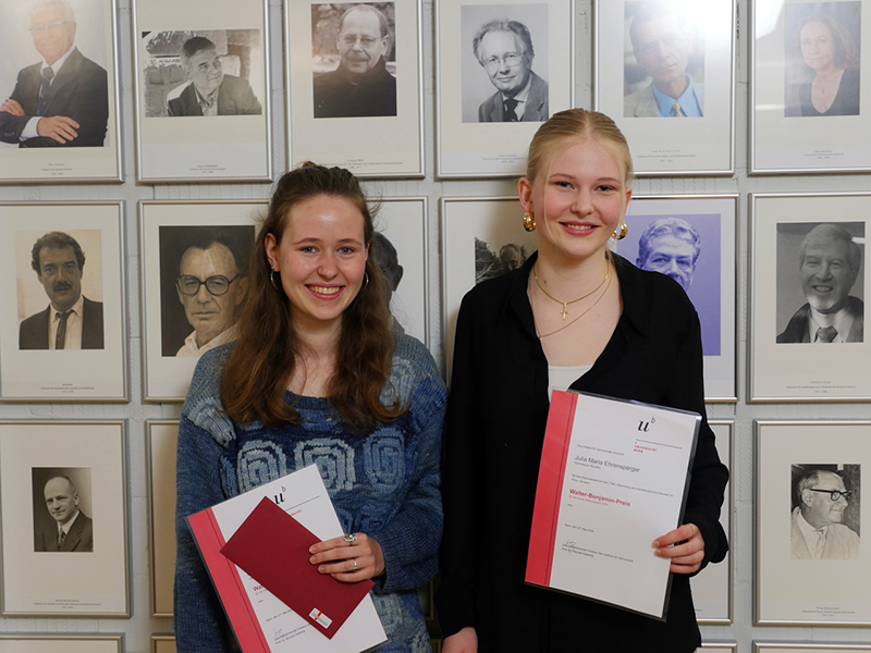 Nora Zimmermann und Julia Maria Ehrensperger