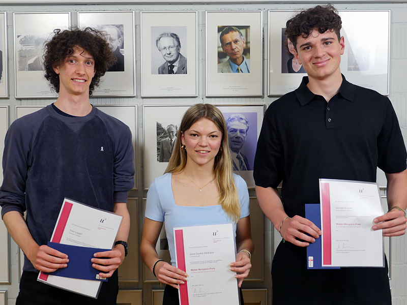 Timo Leupin, Joline Wildhaber und Samuel Bossart
