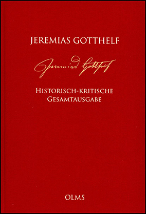 Buchumschlag vorne: Jeremias Gotthelf. Historisch-kritische Gesamtausgabe.