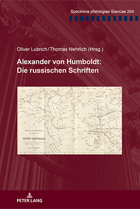 Buchumschlag vorne: Alexander von Humboldt. Die russischen Schriften.