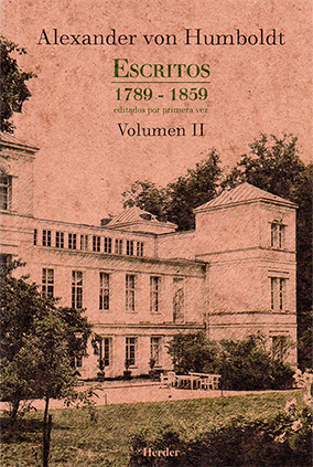 Buchumschlag vorne: Alexander von Humboldt. Escritos 1789–1859.